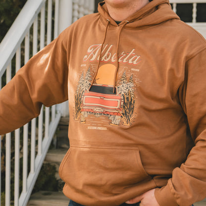 Alberta Tailgate Hoodie Caramel